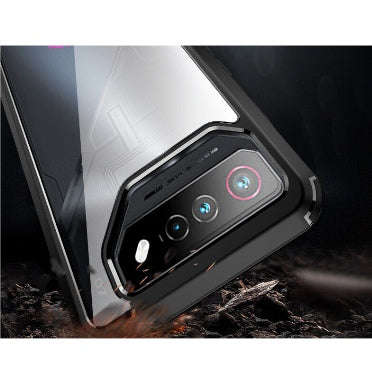 ASUS ROG PHONE 7 PREMIUM HYBRID BUMPER CASE BLACK/CLEAR