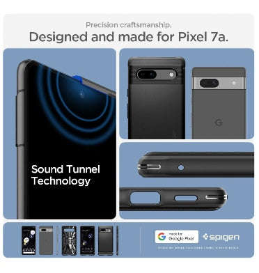 GOOGLE PIXEL 7A PREMIUM RUGGED ARMOR CASE BLACK | SPIGEN