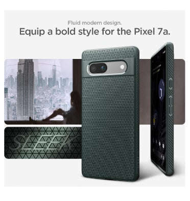 GOOGLE PIXEL 7A PREMIUM SLIM LIQUID AIR CASE ABYSS GREEN | SPIGEN