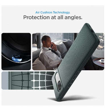GOOGLE PIXEL 7A PREMIUM SLIM LIQUID AIR CASE ABYSS GREEN | SPIGEN