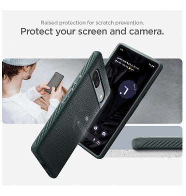 GOOGLE PIXEL 7A PREMIUM SLIM LIQUID AIR CASE ABYSS GREEN | SPIGEN