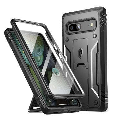 GOOGLE PIXEL 7A PREMIUM FULL BODY RUGGED REVOLUTION SERIES CASE BLACK | POETIC