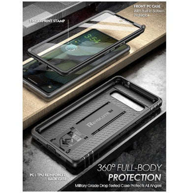 GOOGLE PIXEL 7A PREMIUM FULL BODY RUGGED REVOLUTION SERIES CASE BLACK | POETIC