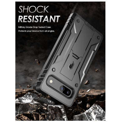 GOOGLE PIXEL 7A PREMIUM FULL BODY RUGGED REVOLUTION SERIES CASE BLACK | POETIC