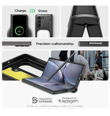 SAMSUNG GALAXY Z FOLD 6 PREMIUM SLIM ARMOR PRO CASE BLACK | SPIGEN
