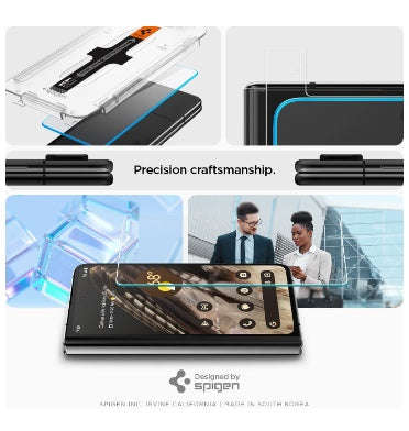GOOGLE PIXEL FOLD PREMIUM TEMPERED GLASS SCREEN PROTECTOR 2PK | SPIGEN