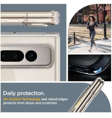 GOOGLE PIXEL FOLD PREMIUM SLIM ULTRA HYBRID CASE CLEAR | SPIGEN