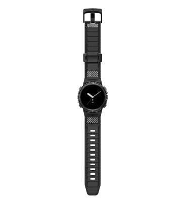 GOOGLE PIXEL WATCH PREMIUM RUGGED ARMOR PRO CASE BLACK | SPIGEN