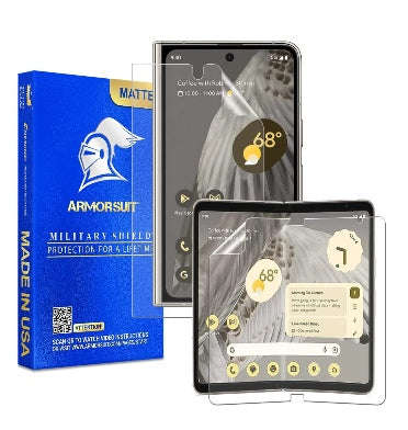 GOOGLE PIXEL FOLD PREMIUM CLEAR FILM SCREEN PROTECTOR 4PK | ARMORSUIT