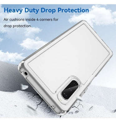 SONY XPERIA 10 V PREMIUM SLIM FLEXIBLE TPU BUMPER CASE CLEAR