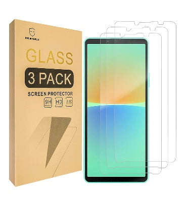 SONY XPERIA 10 V PREMIUM TEMPERED GLASS SCREEN PROTECTOR 3PK | MR SHIELD