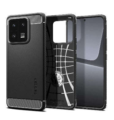 XIAOMI 13 PRO PREMIUM RUGGED ARMOR CASE BLACK | SPIGEN