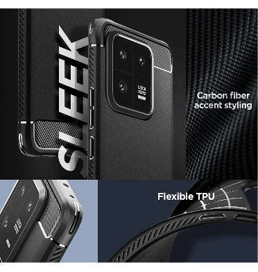 XIAOMI 13 PRO PREMIUM RUGGED ARMOR CASE BLACK | SPIGEN