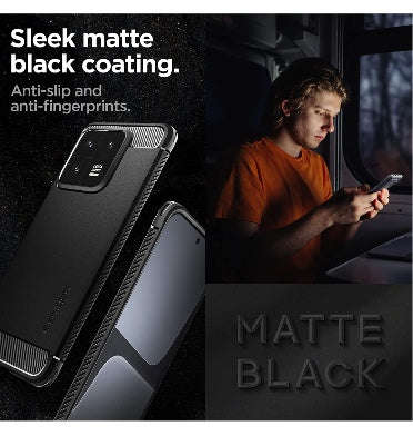 XIAOMI 13 PRO PREMIUM RUGGED ARMOR CASE BLACK | SPIGEN