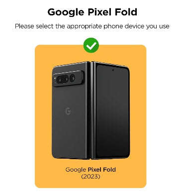 GOOGLE PIXEL FOLD PREMIUM MODERN RUGGED TERRA GUARD CASE BLACK | VRS DESIGN
