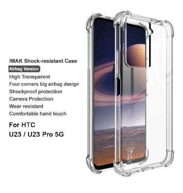HTC U23 PRO SOFT TRANSPARENT BUMPER CASE CLEAR | IMAK