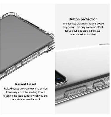 HTC U23 PRO SOFT TRANSPARENT BUMPER CASE CLEAR | IMAK