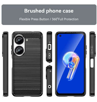 ASUS ZENFONE 10 PREMIUM CARBON FIBRE TEXTURED CASE BLACK | CASEWILL