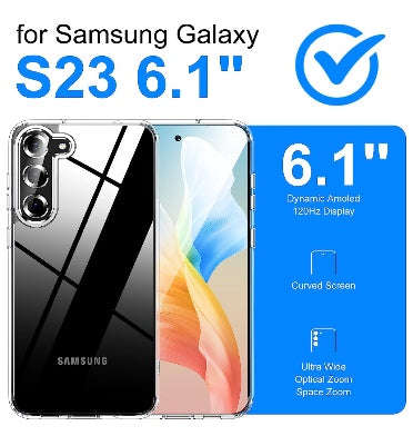 SAMSUNG GALAXY S23 PREMIUM NATURAL SERIES CASE CLEAR | MEIFIGNO