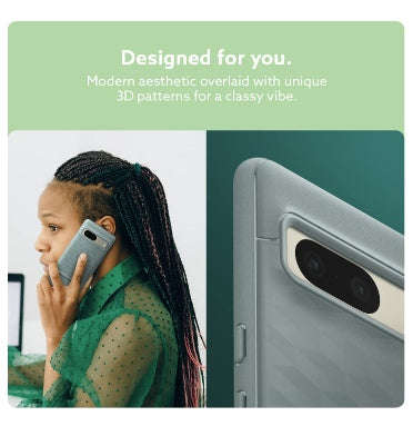 GOOGLE PIXEL 7 PREMIUM PARALLAX SERIES PROTECTIVE CASE SAGE GREEN | CASEOLOGY