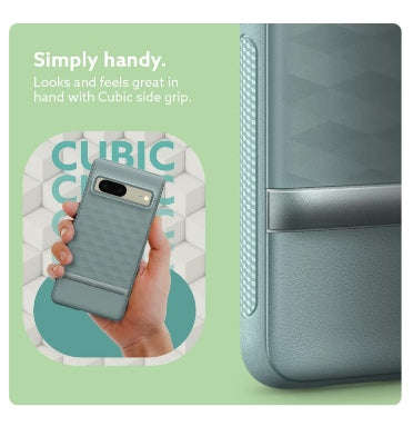 GOOGLE PIXEL 7 PREMIUM PARALLAX SERIES PROTECTIVE CASE SAGE GREEN | CASEOLOGY