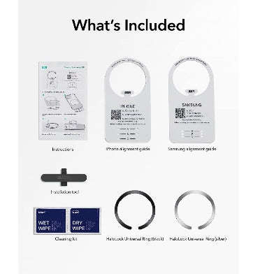 ESR UNIVERSAL MAGNETIC HALOLOCK MAGSAFE RING 2PK