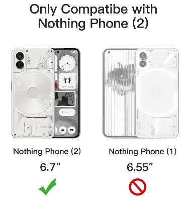 NOTHING PHONE (2) PREMIUM PROTECTIVE SILICONE TPU CASE CLEAR | JETECH