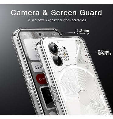NOTHING PHONE (2) PREMIUM PROTECTIVE SILICONE TPU CASE CLEAR | JETECH