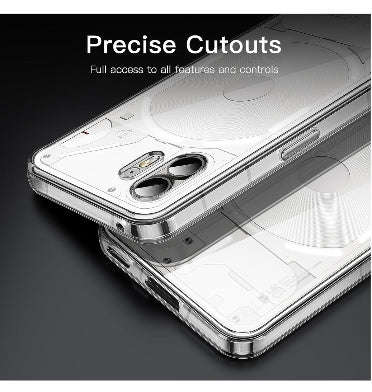 NOTHING PHONE (2) PREMIUM PROTECTIVE SILICONE TPU CASE CLEAR | JETECH