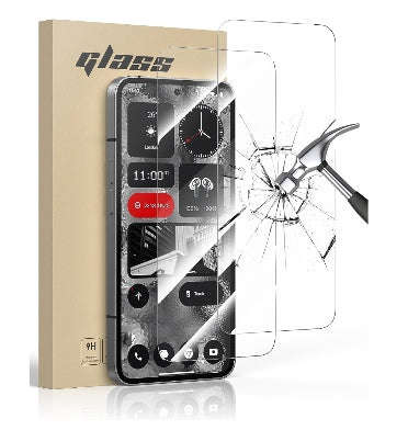 NOTHING PHONE (2) TEMPERED GLASS SCREEN PROTECTOR CLEAR 2PK