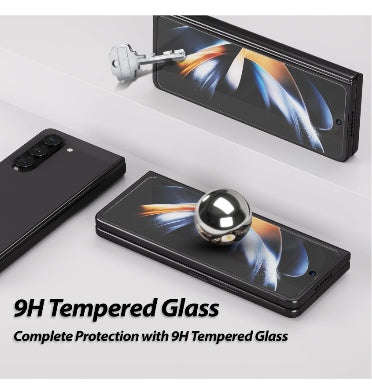 SAMSUNG GALAXY Z FOLD 5 TEMPERED DOME GLASS SCREEN PROTECTOR 2PK | WHITESTONE