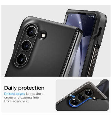 SAMSUNG GALAXY Z FOLD 5 PREMIUM THIN FIT P CASE BLACK | SPIGEN