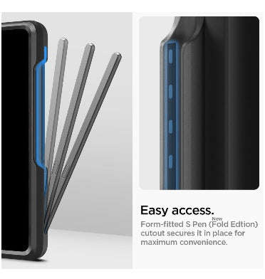 SAMSUNG GALAXY Z FOLD 5 PREMIUM SLIM ARMOR PRO PEN EDITION CASE BLACK | SPIGEN