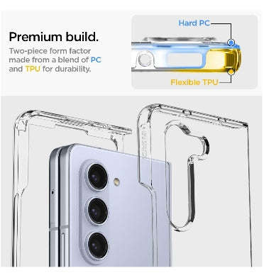 SAMSUNG GALAXY Z FOLD 5 PREMIUM ULTRA HYBRID CRYSTAL CASE CLEAR | SPIGEN