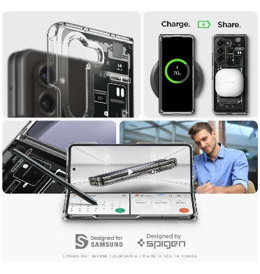 SAMSUNG GALAXY Z FOLD 5 PREMIUM ULTRA HYBRID CASE ZERO ONE | SPIGEN