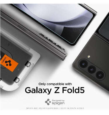 SAMSUNG GALAXY Z FOLD 5 PREMIUM TEMPERED GLASS SCREEN PROTECTOR 2PK | SPIGEN