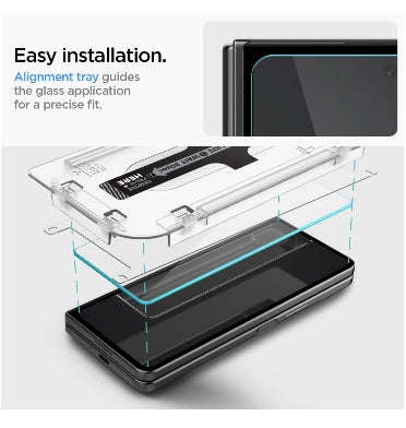 SAMSUNG GALAXY Z FOLD 5 PREMIUM TEMPERED GLASS SCREEN PROTECTOR 2PK | SPIGEN