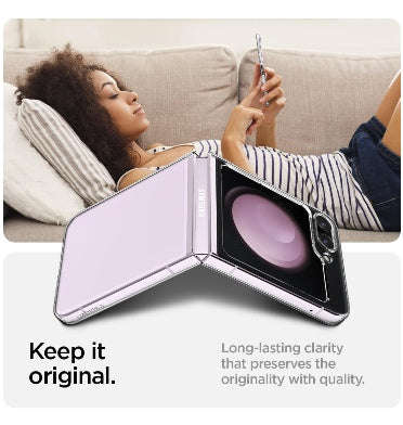 SAMSUNG GALAXY Z FLIP 5 PREMIUM AIRSKIN CASE CLEAR | SPIGEN