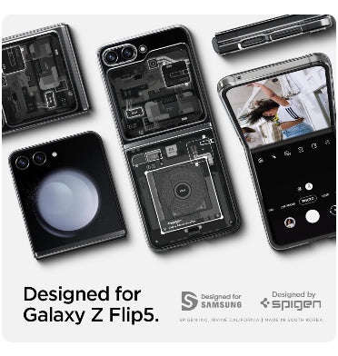 SAMSUNG GALAXY Z FLIP 5 PREMIUM AIRSKIN CASE ZERO ONE | SPIGEN
