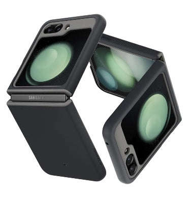 SAMSUNG GALAXY Z FLIP 5 PREMIUM NANO POP SILICONE CASE BLACK SESAME | CASEOLOGY