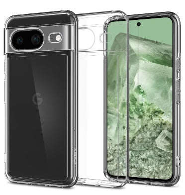 GOOGLE PIXEL 8 PREMIUM SLIM ULTRA HYBRID CASE CLEAR | SPIGEN