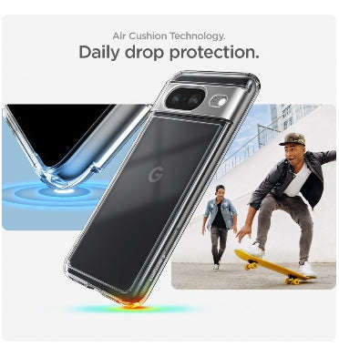 GOOGLE PIXEL 8 PREMIUM SLIM ULTRA HYBRID CASE CLEAR | SPIGEN