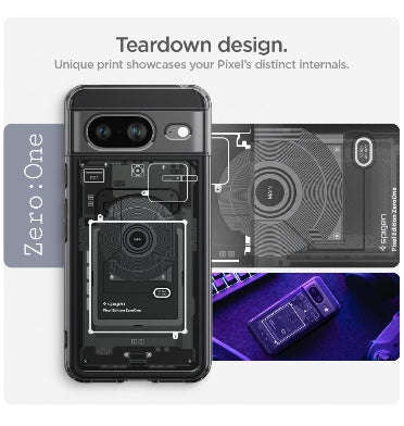 GOOGLE PIXEL 8 PREMIUM ULTRA HYBRID CASE ZERO ONE | SPIGEN