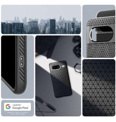 GOOGLE PIXEL 8 PREMIUM SLIM LIQUID AIR CASE BLACK | SPIGEN