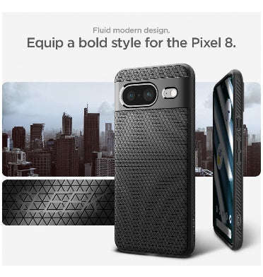 GOOGLE PIXEL 8 PREMIUM SLIM LIQUID AIR CASE BLACK | SPIGEN