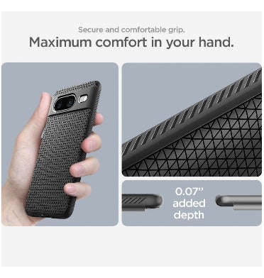 GOOGLE PIXEL 8 PREMIUM SLIM LIQUID AIR CASE BLACK | SPIGEN