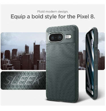 GOOGLE PIXEL 8 PREMIUM SLIM LIQUID AIR CASE ABYSS GREEN | SPIGEN