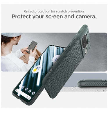 GOOGLE PIXEL 8 PREMIUM SLIM LIQUID AIR CASE ABYSS GREEN | SPIGEN