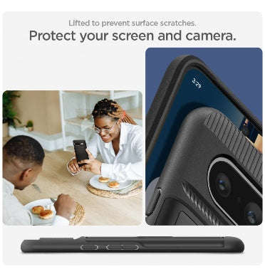GOOGLE PIXEL 8 PREMIUM SLIM ARMOR CARD CASE BLACK | SPIGEN