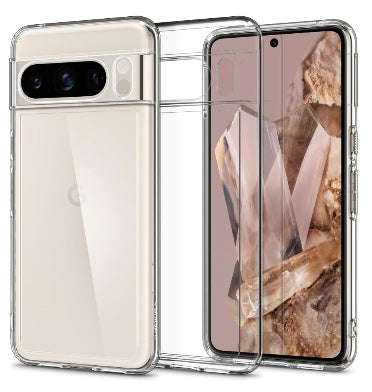 GOOGLE PIXEL 8 PRO PREMIUM SLIM ULTRA HYBRID CASE CLEAR | SPIGEN